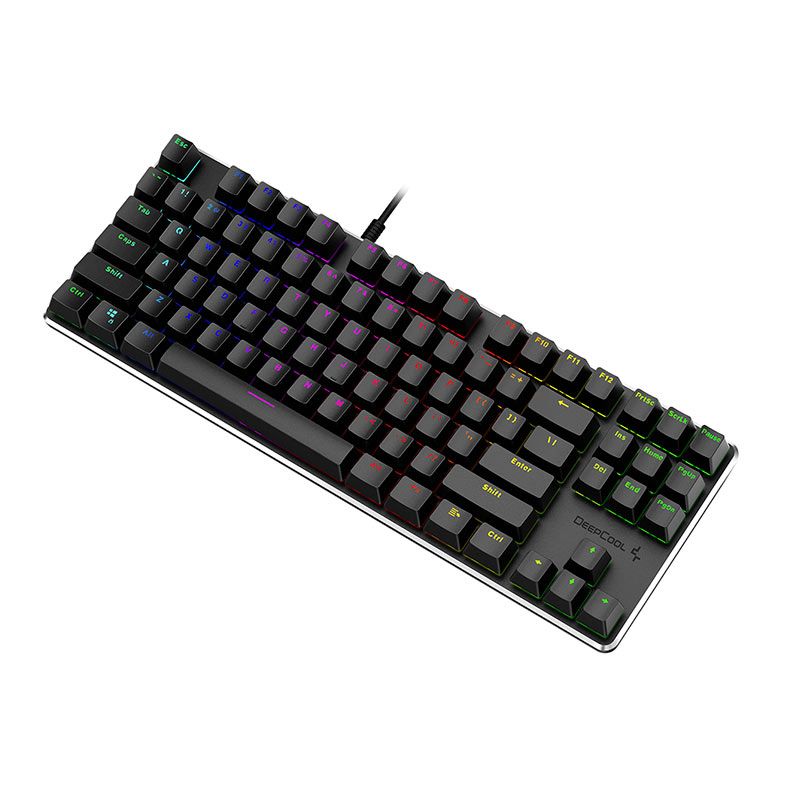 Teclado Mecanico DeepCool KB500 TKL, RGB, US, Switch Outemu Vermelho, Preto, R-KB500-BKAN4A-G
