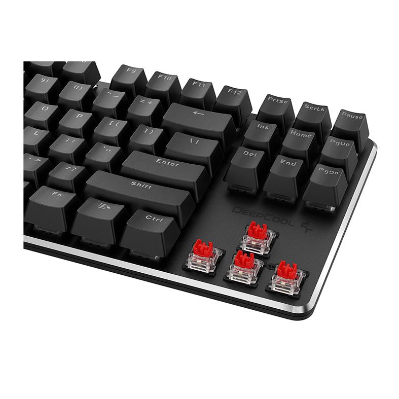 Teclado Mecanico DeepCool KB500 TKL, RGB, US, Switch Outemu Vermelho, Preto, R-KB500-BKAN4A-G