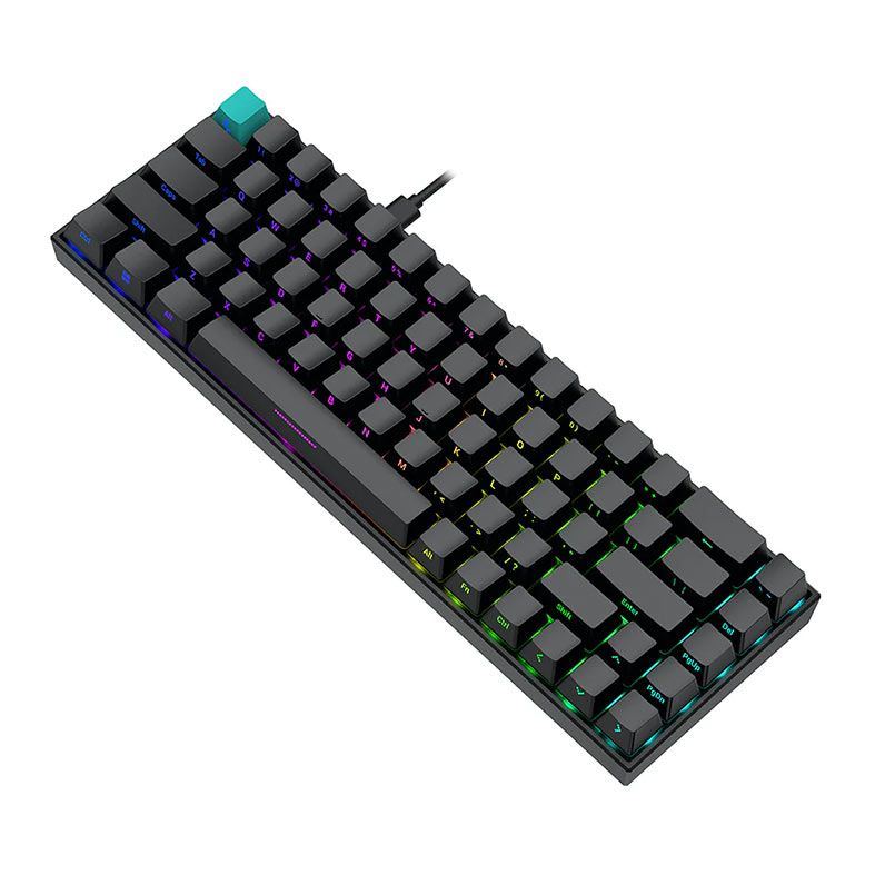Teclado Mecanico DeepCool KG722 , RGB, US, Switch Vermelho, Preto, R-KG722-BK0AN4A-G