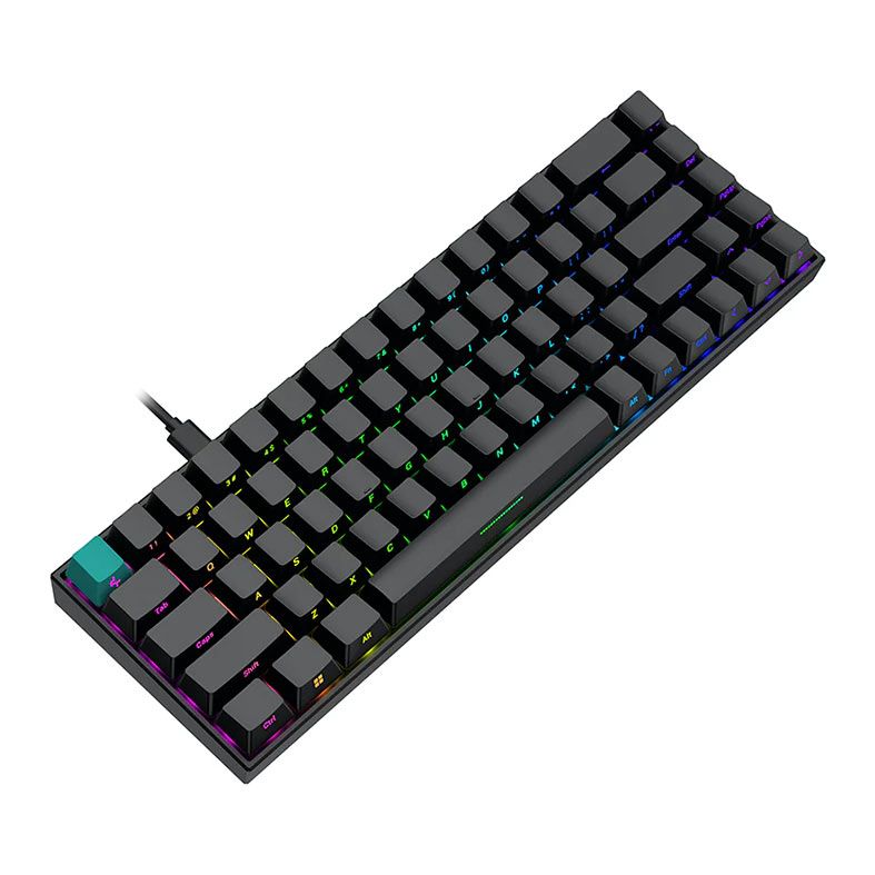Teclado Mecanico DeepCool KG722 , RGB, US, Switch Vermelho, Preto, R-KG722-BK0AN4A-G