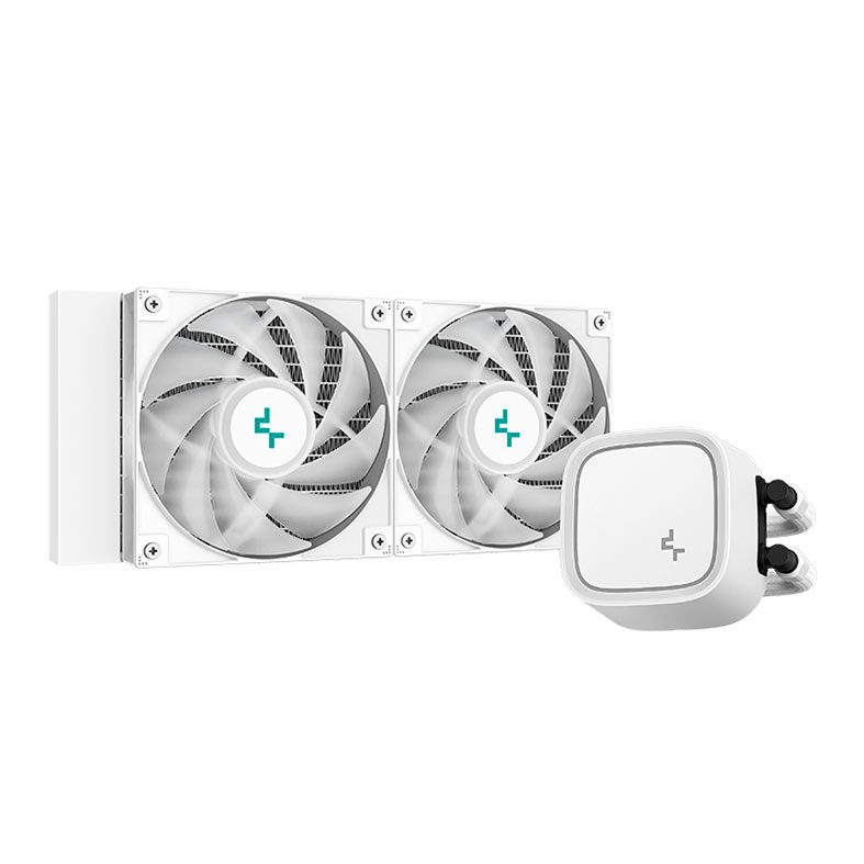 Water Cooler DeepCool LE520, ARGB, 240mm, Branco, R-LE520-WHAMMN-G-1