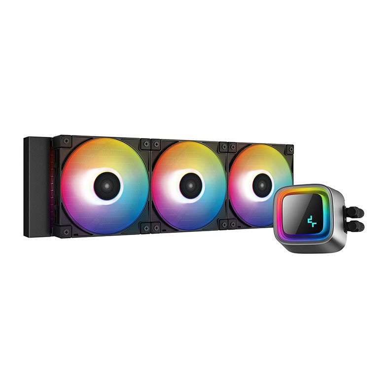 Water Cooler DeepCool LS720, A-RGB, 360mm, Preto, R-LS720-BKAMNT-G-1