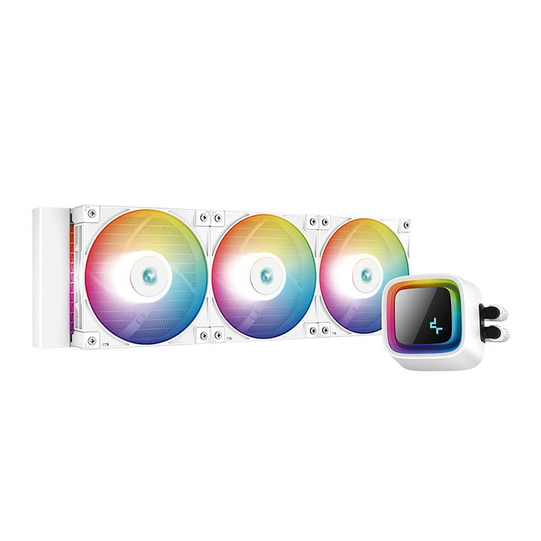Water Cooler DeepCool LS720, A-RGB, 360mm, Branco, R-LS720-WHAMNT-G-1