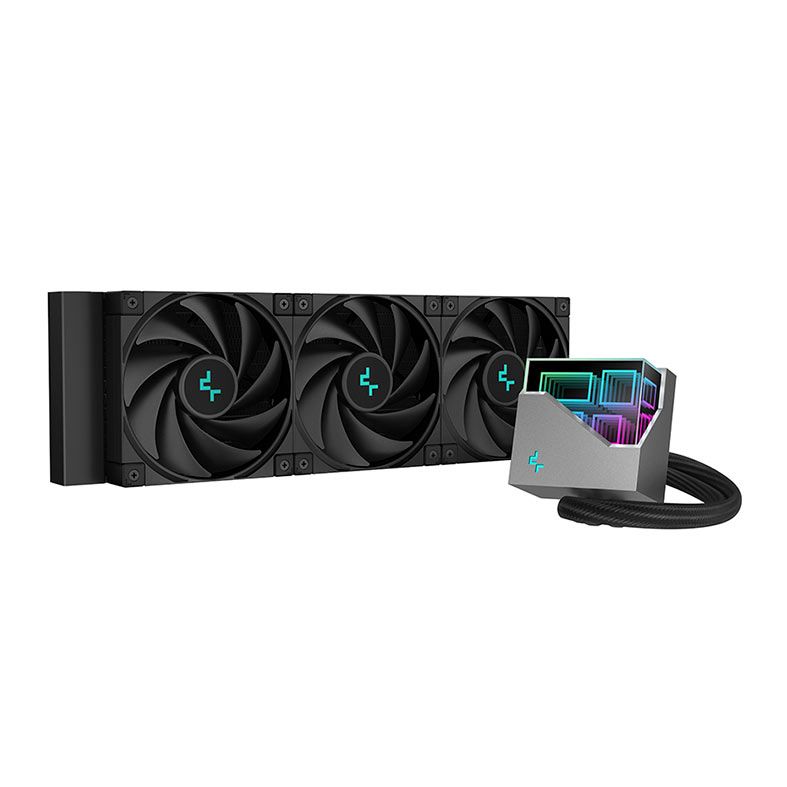 Water Cooler DeepCool LT720, A-RGB, 360mm, Preto, R-LT720-BKAMNF-G-1
