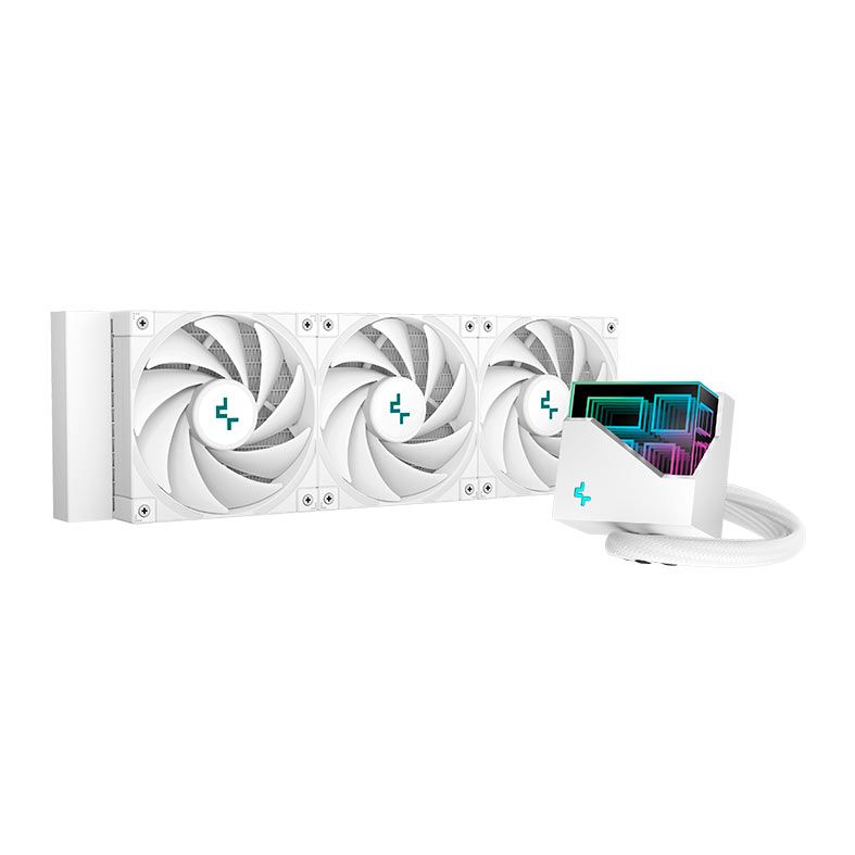 Water Cooler Deepcool LT720 WH Infinity Series, 360mm, Branco, R-LT720-WHAMNF-G-1