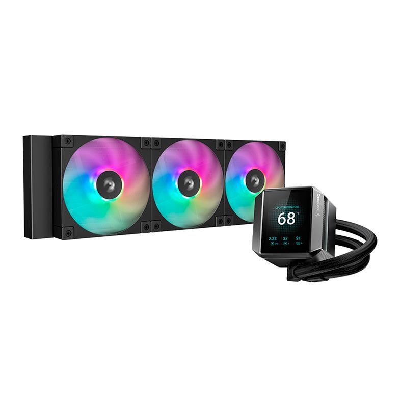 PC用ファン・クーラー MYSTIQUE 360 R-LX750-BKDSNMP-G-1 Water Cooler DeepCool Mystique 360 ARGB, 360mm, Preto, R-LX750