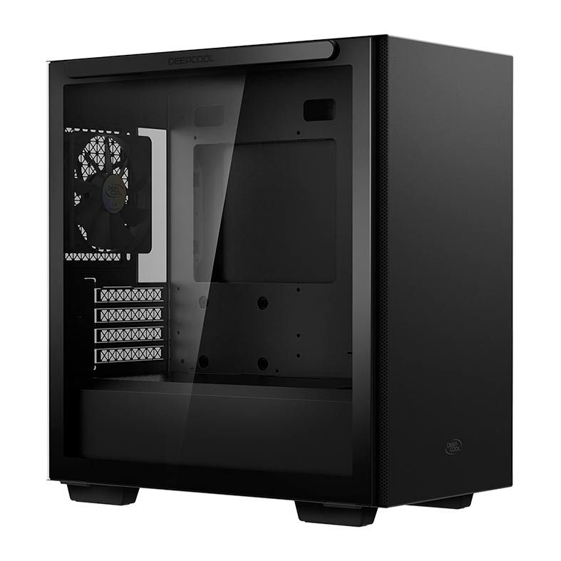 Gabinete DeepCool Macube 110 Vidro Temp Preto, R-MACUBE110-BKNGM0N-B-1