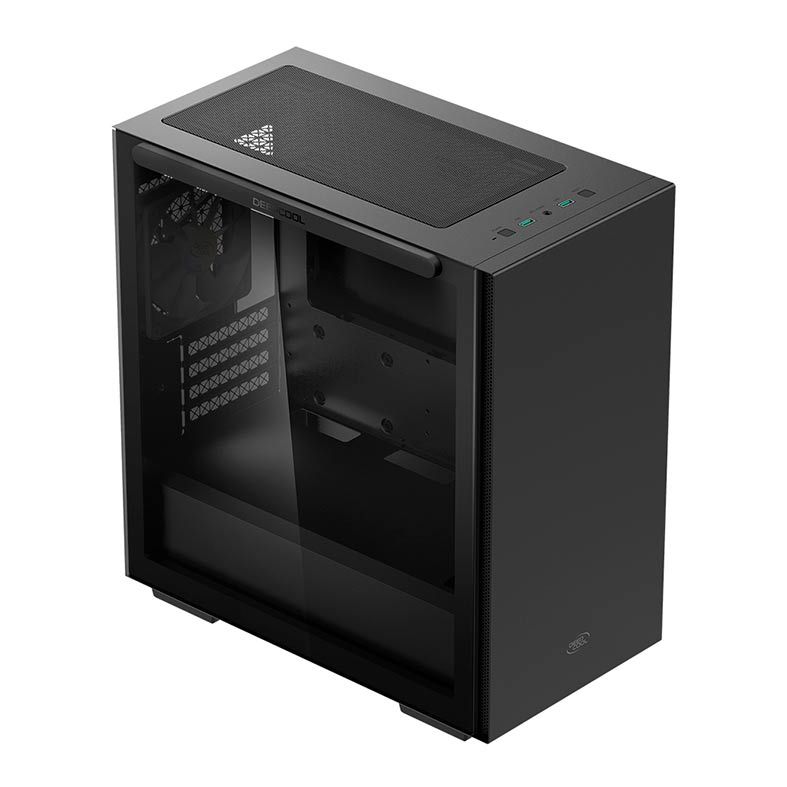 Gabinete DeepCool Macube 110 Vidro Temp Preto, R-MACUBE110-BKNGM0N-B-1
