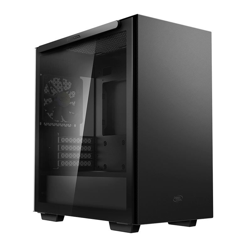 Gabinete Gamer DeepCool Macube 110, Mid-Tower, Lateral de Vidro, Com 1 Fan, Preto, R-MACUBE110-BKNGM1N-G-1