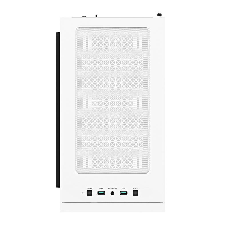 Gabinete Gamer DeepCool Macube 110, Mid-Tower, Lateral de Vidro, Com 1 Fan, Branco, R-MACUBE110-WHNGM1N-G-1