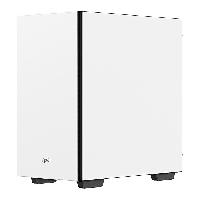 Gabinete Gamer DeepCool Macube 110, Mid-Tower, Lateral de Vidro, Com 1 Fan, Branco, R-MACUBE110-WHNGM1N-G-1