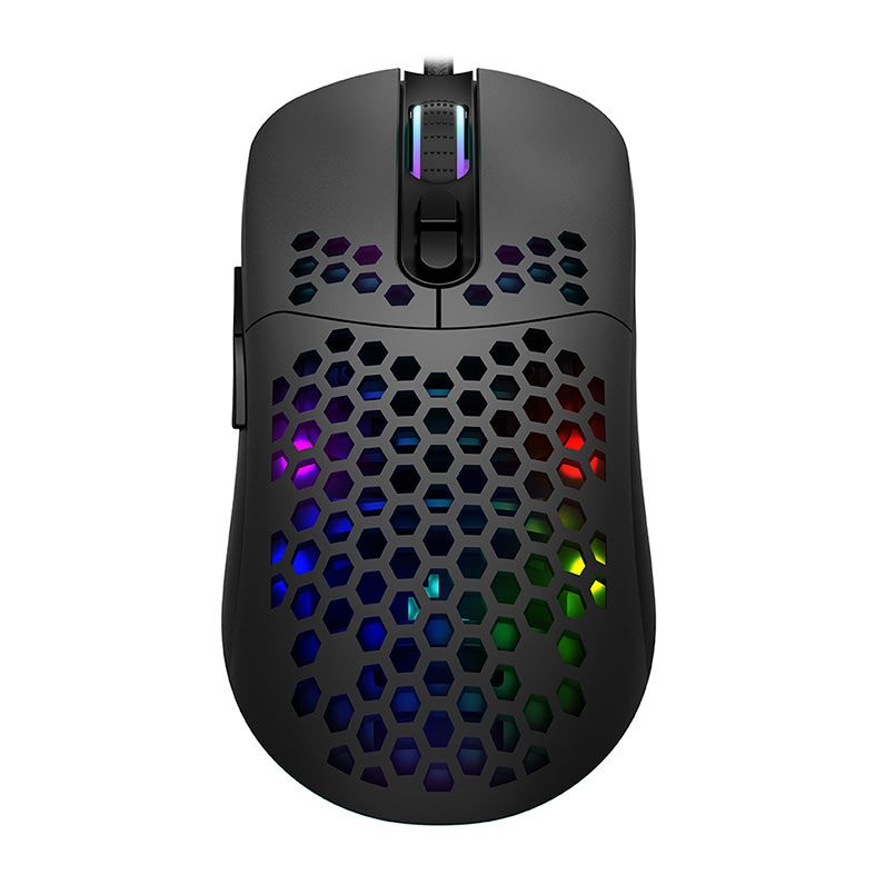 Mouse Gamer DeepCool MC310, RGB, 12800DPI, 7 Botoes, Preto, R-MC310-BKCUNN-G