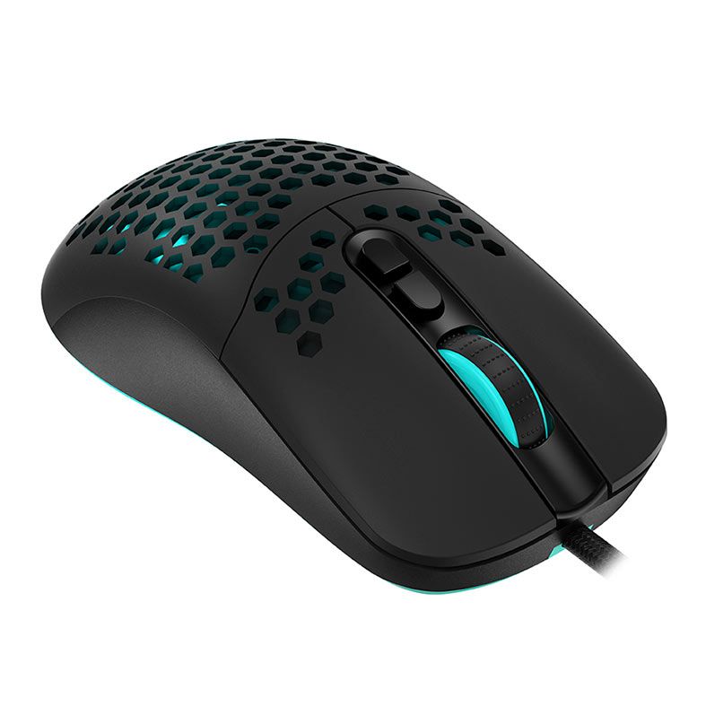 Mouse Gamer DeepCool MC310, RGB, 12800DPI, 7 Botoes, Preto, R-MC310-BKCUNN-G