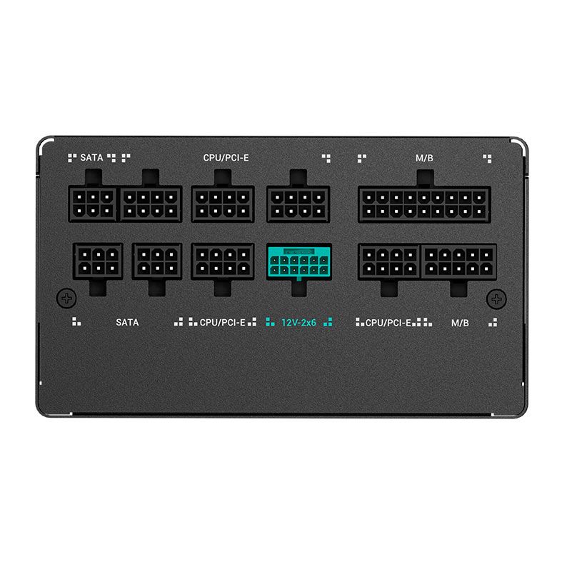 Fonte Deepcool PN750M, 750W, ATX 3.1, Full Modular, 80 Plus Gold, Preto, R-PN750M-FC0B-WO
