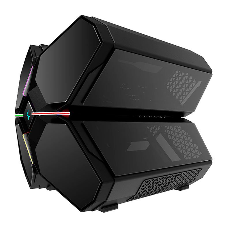 Gabinete Gamer DeepCool Quadstellar Infinity, RGB, Lateral de Vidro, Preto, R-QUADSTELLAR-G-1