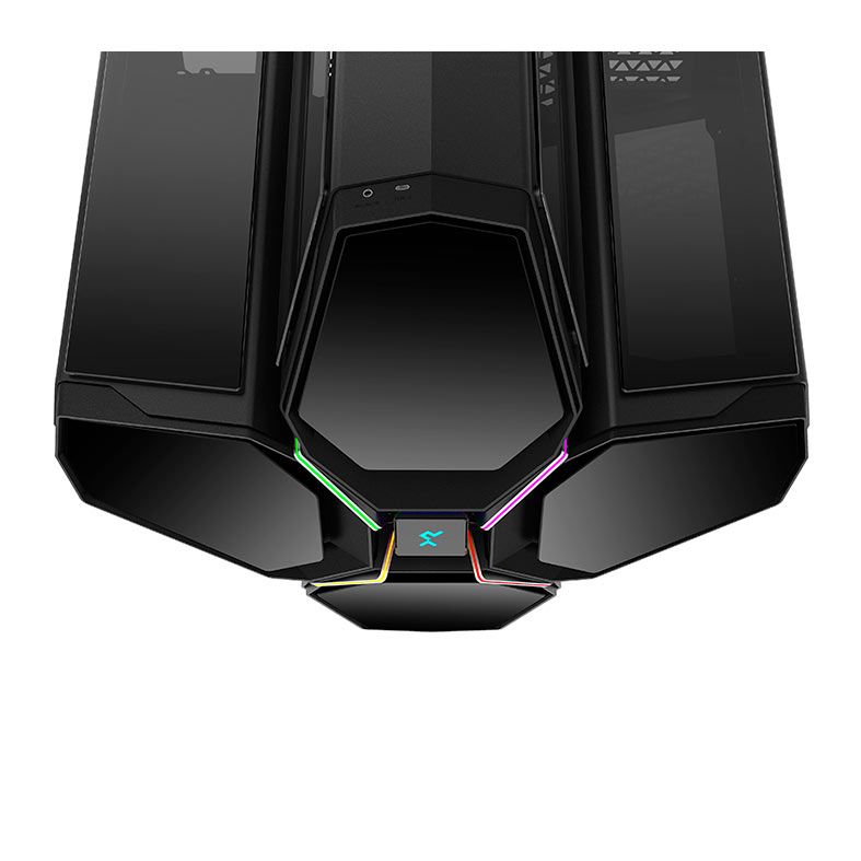 Gabinete Gamer DeepCool Quadstellar Infinity, RGB, Lateral de Vidro, Preto, R-QUADSTELLAR-G-1