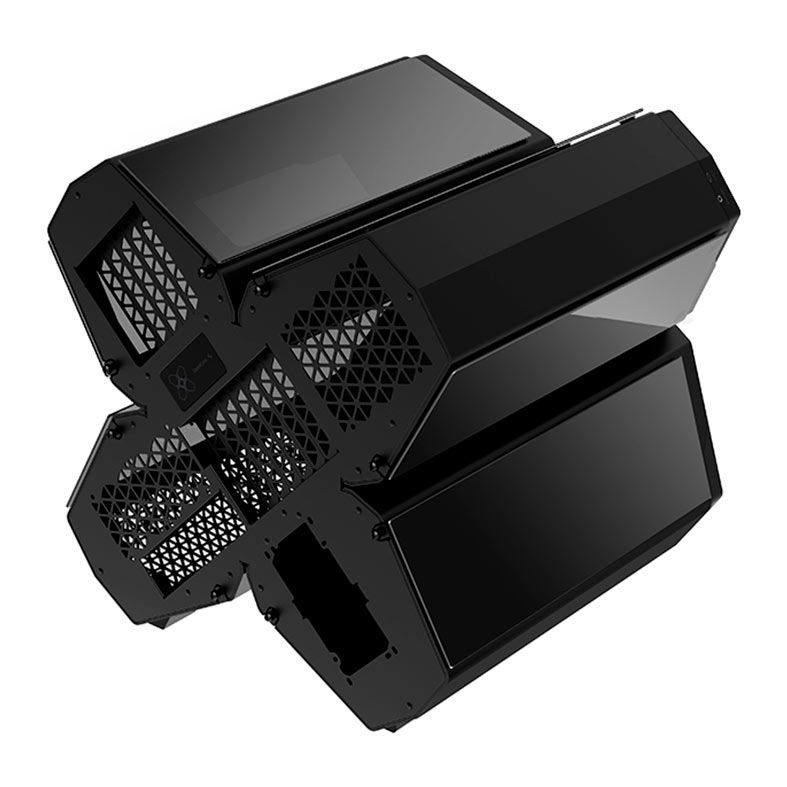 Gabinete Gamer DeepCool Quadstellar Infinity, RGB, Lateral de Vidro, Preto, R-QUADSTELLAR-G-1