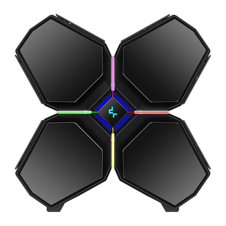 Gabinete Gamer DeepCool Quadstellar Infinity, RGB, Lateral de Vidro, Preto, R-QUADSTELLAR-G-1