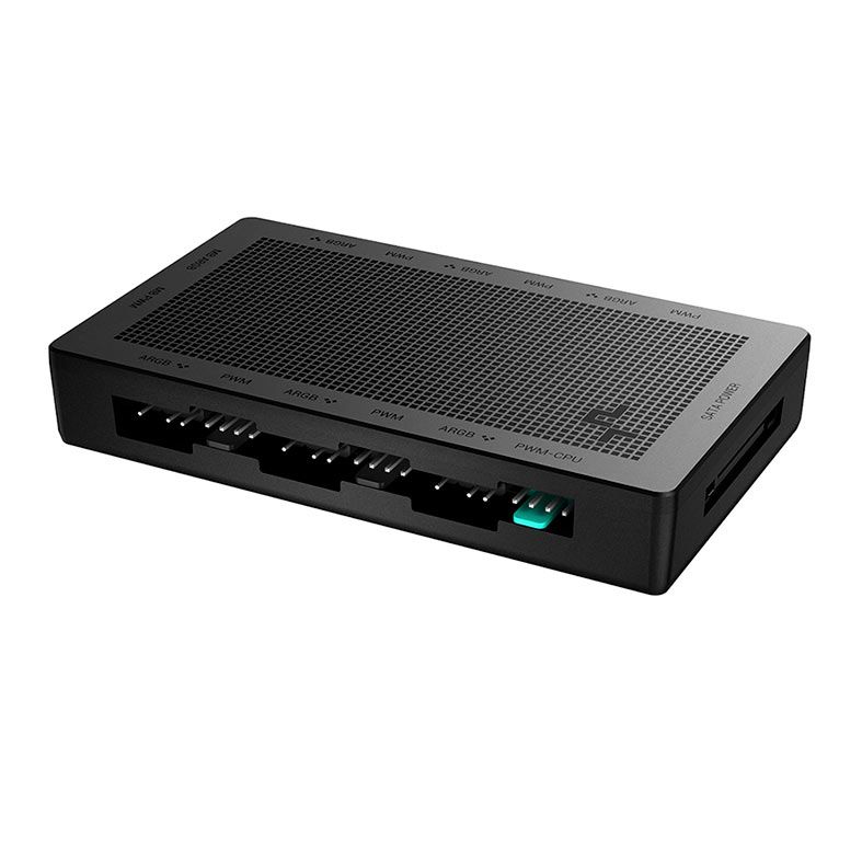 Hub PWM Deepcool SC790, 2 In 1, 12 Portas 5v, Preto, R-SC790-BKNSNN-G