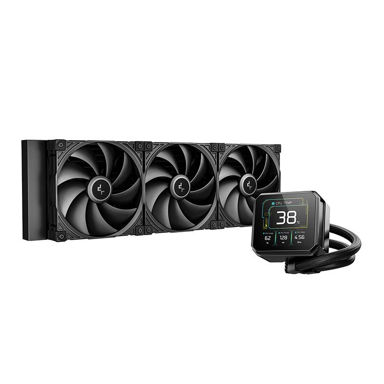 Water Cooler Deepcool Spartacus 420, Com Tela IPS LCD 3.4, 420mm, Preto, R-SPT420-BKDSMP-G-1