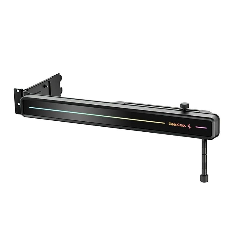 Suporte Para Placa de Video Deepcool ST500, ARGB, Preto, R-ST500-BKA1AA-G
