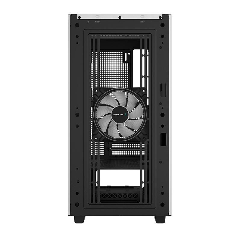 Gabinete Gamer DeepCool Cyclops, Mid-Tower, Lateral de Vidro, Com 1 Fan, Branco, R-WHAAE1-C-1