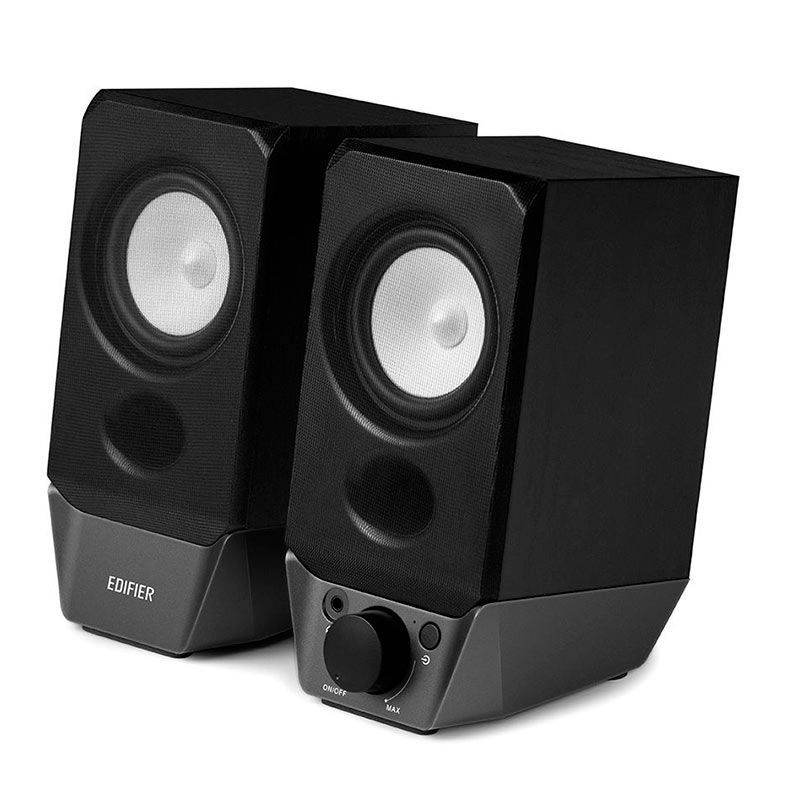 Caixa de Som Edifier R19BT, 4W RMS 2x2W, Bluetooth, USB, AUX, Preto, R19BT-BK