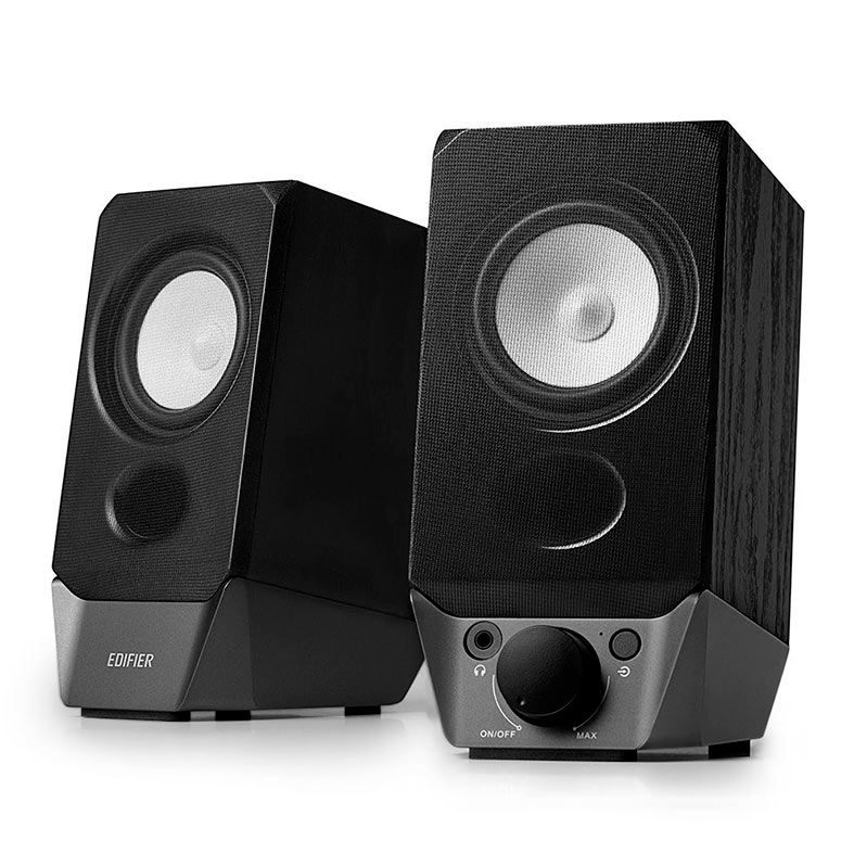 Caixa de Som Edifier R19BT, 4W RMS 2x2W, Bluetooth, USB, AUX, Preto, R19BT-BK