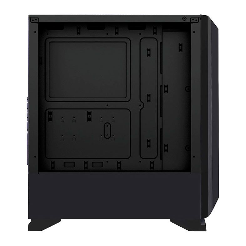 Gabinete Gamer 1STPlayer Rainbow-R6, RGB, Mid-Tower, Lateral de Vidro, Preto, R6-BK