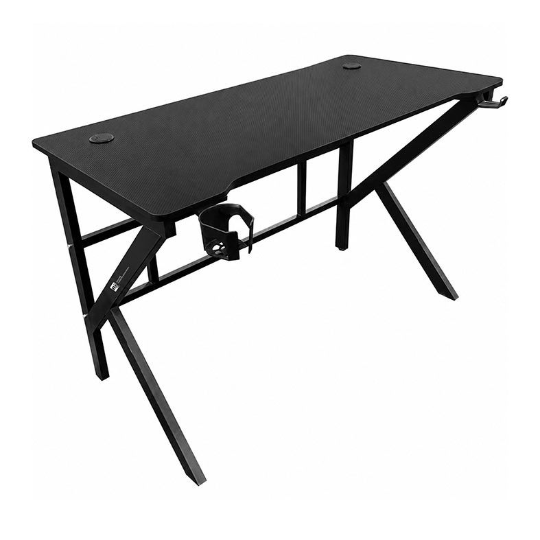 PRE VENDA - Mesa Gamer R8 Zion, 140cm, Preto, R8-ZION140-BK
