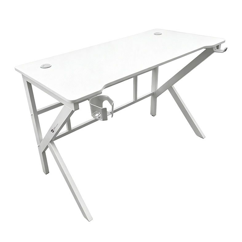 PRE VENDA - Mesa Gamer R8 Zion, 140cm, Branco, R8-ZION140-WH