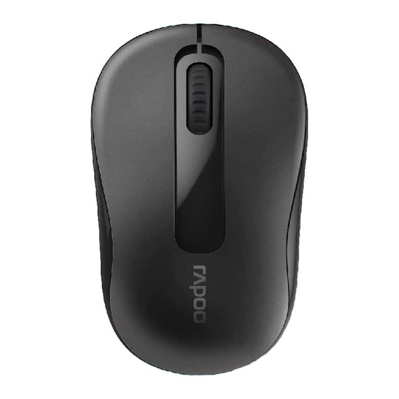 Kit Teclado e Mouse Rapoo X1800S, Wireless, ABNT2, 1000DPI, Preto, RA001