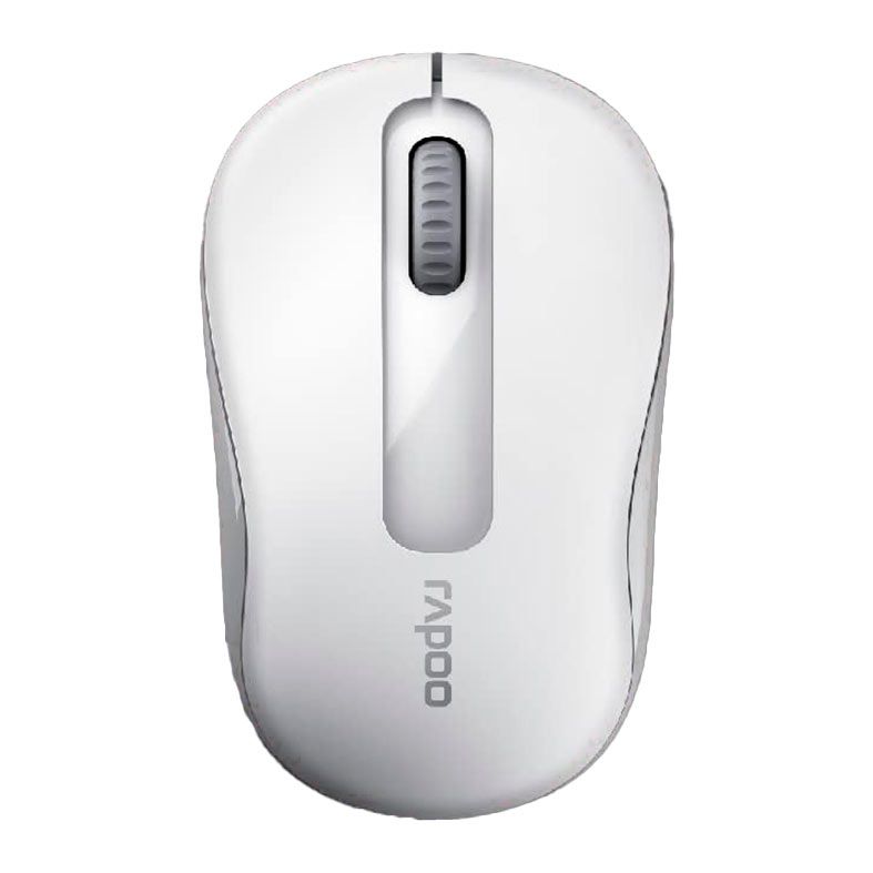 Kit Teclado e Mouse Rapoo X1800S, Wireless, ABNT2, 1000DPI, Branco, RA002