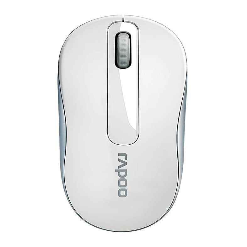 Mouse Rapoo M10, 1000DPI, 3 Botoes, Wireless, Branco, RA008
