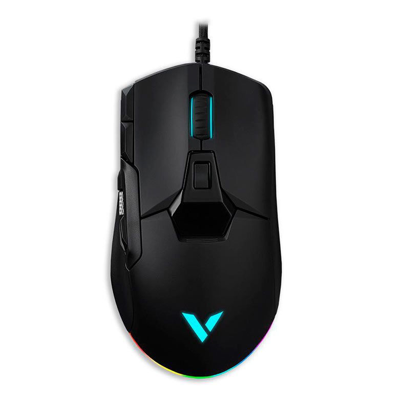Mouse Gamer Rapoo V330, Led, 6200DPI, 12 Botoes, Preto, RA023