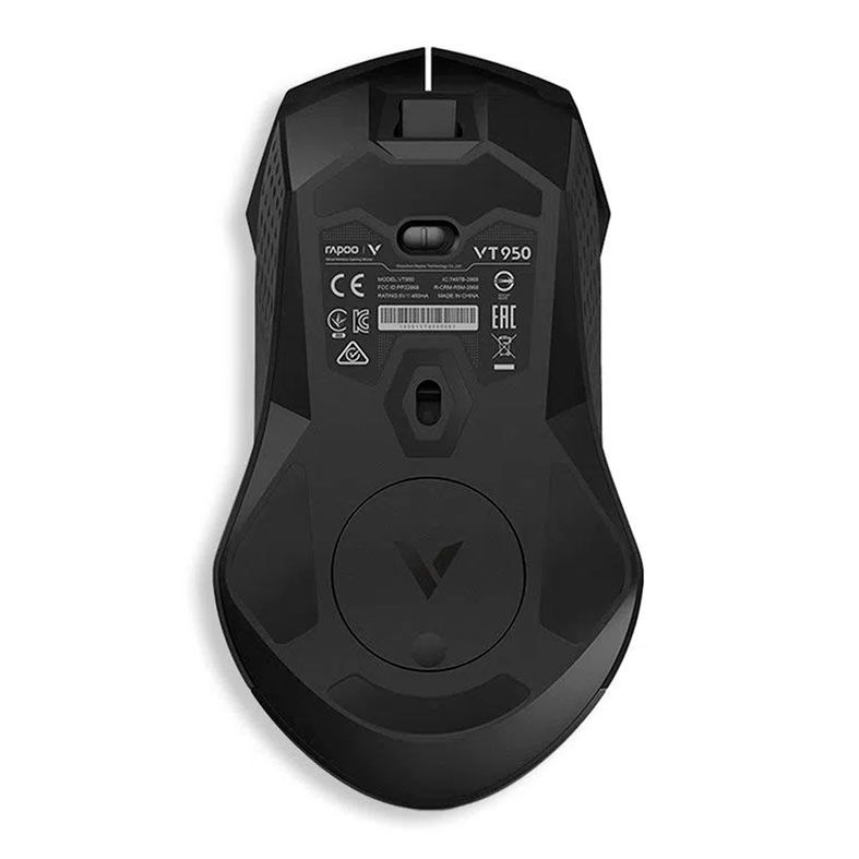 Mouse Gamer Rapoo VT950, Led, 16000DPI, 11 Botoes, Preto, RA026