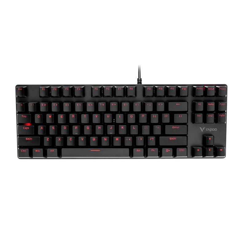 Teclado Mecanico Gamer Rapoo V500, Switch Black, Preto, RA027
