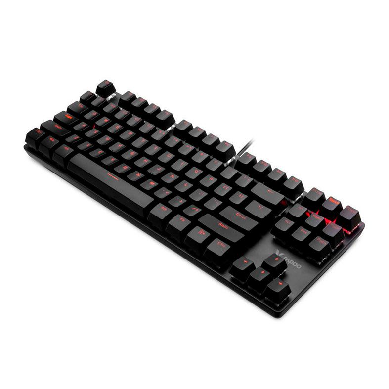 Teclado Mecanico Gamer Rapoo V500, Switch Black, Preto, RA027