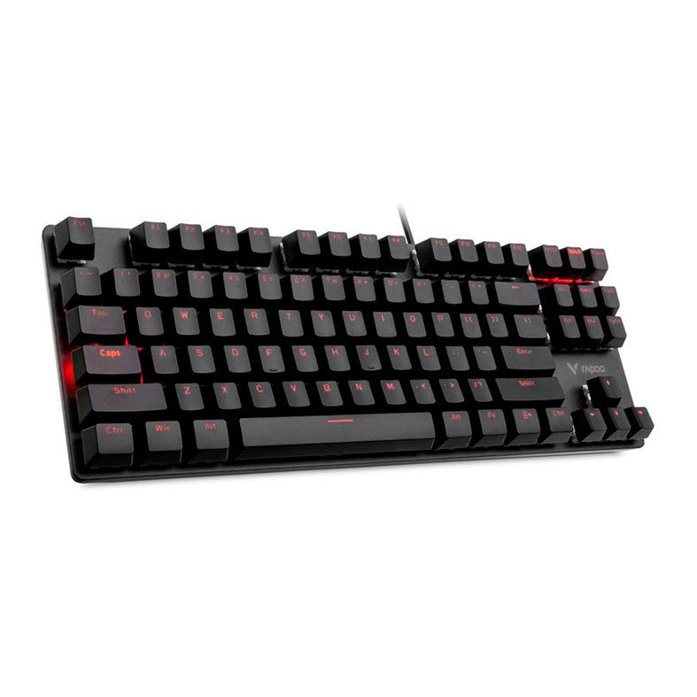 Teclado Mecanico Gamer Rapoo V500, Switch Black, Preto, RA027