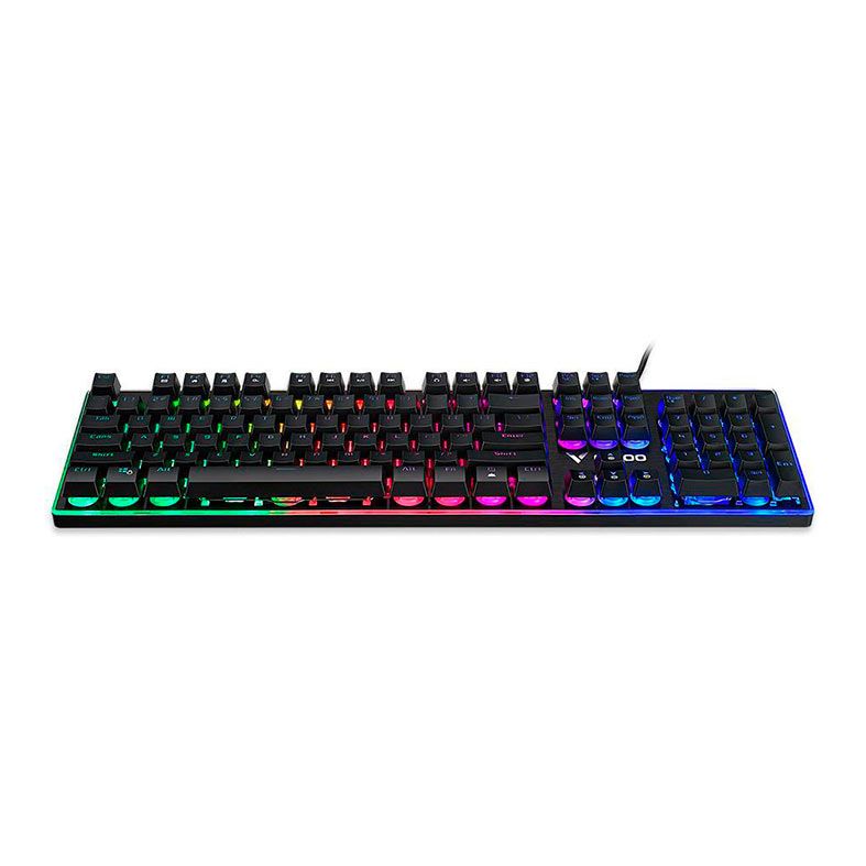 Teclado Gamer Rapoo V52PRO, Led, Preto, RA029