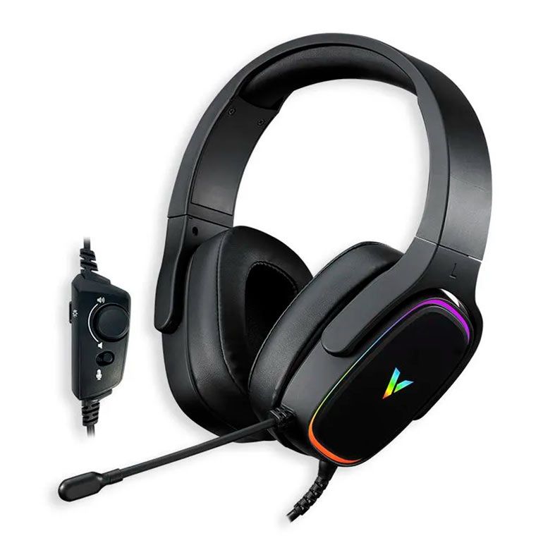 Headset Gamer Rapoo VH700, RGB, Drivers 50mm, Preto, RA032
