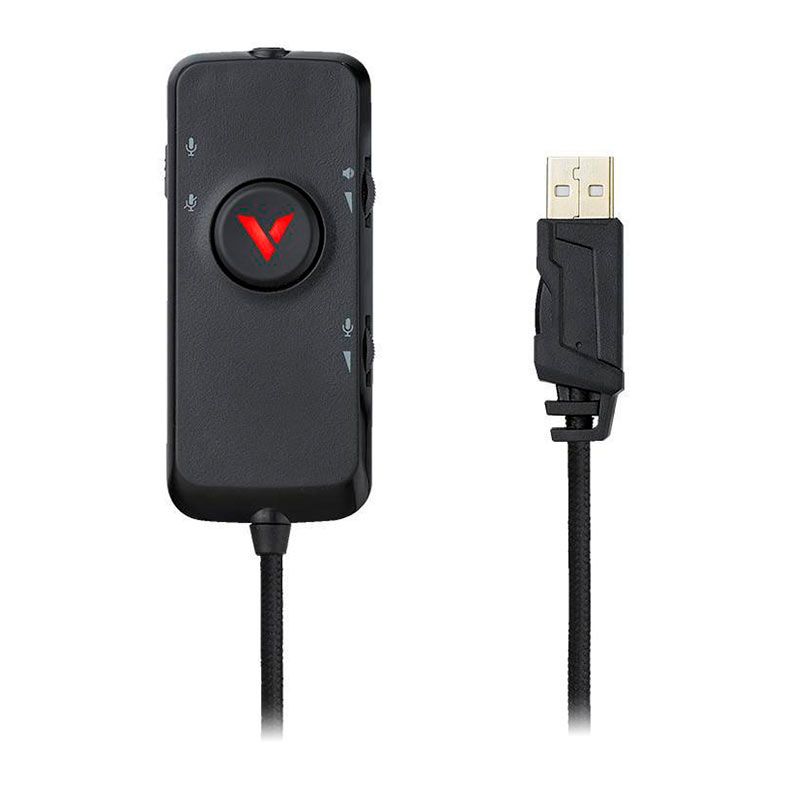 Fone de Ouvido Gamer Rapoo VM150S, P3, Preto, RA035