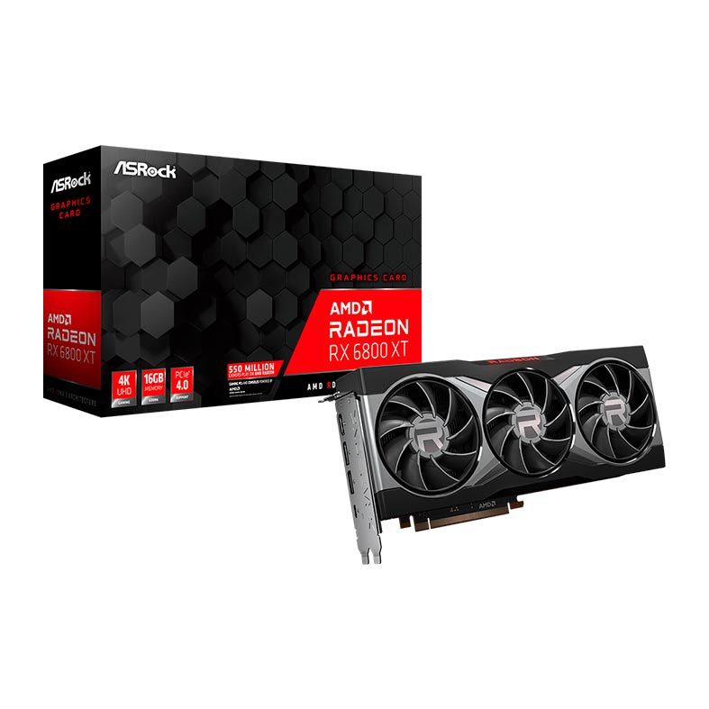Placa de Video AsRock Radeon RX 6800 XT 16GB GDDR6 2‎56-bit, Radeon RX 6800 XT 16G