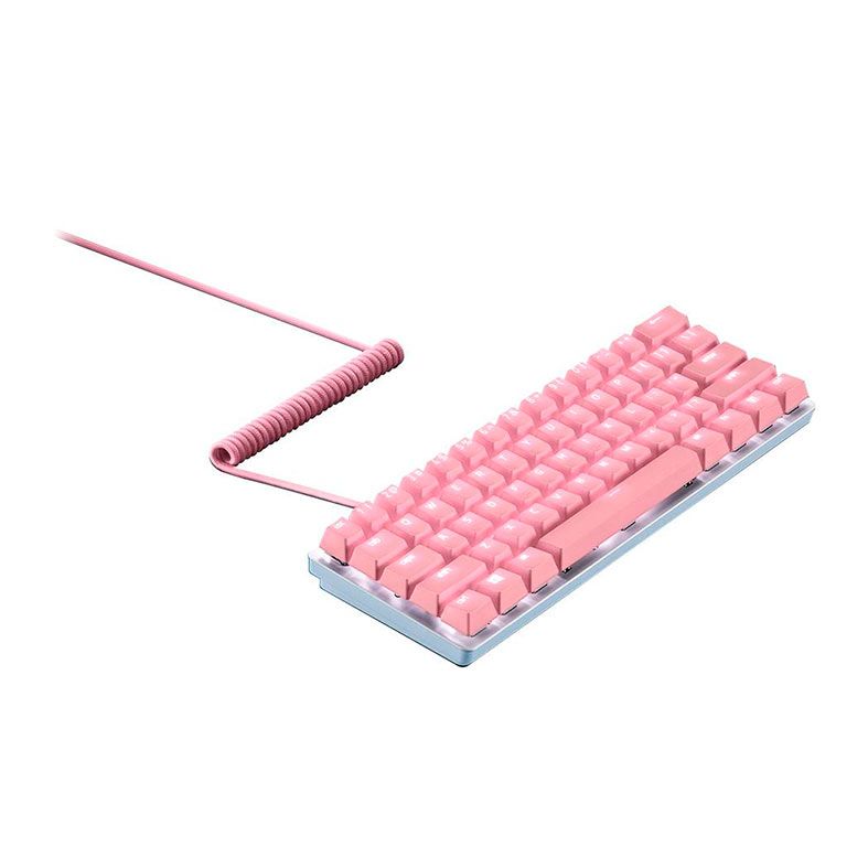 Conjunto de Teclas Razer PBT Doubleshot + Cabo USB-C Para USB-A, Rosa, RC21-01491000-R3M1
