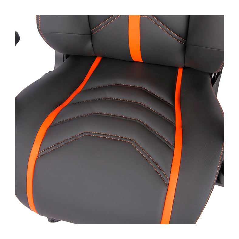 Cadeira Gamer Aigo DarkFlash RC 900, Preto e Laranja, RC900