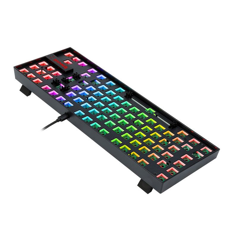 Teclado Redragon Kumara Barebone Edition, RGB, Preto, RD-BBK552