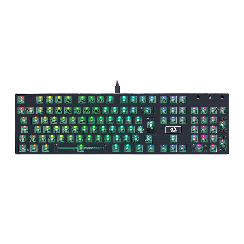 Teclado Redragon Devarajas Barebone Edition, RGB, Preto, RD-BBK556