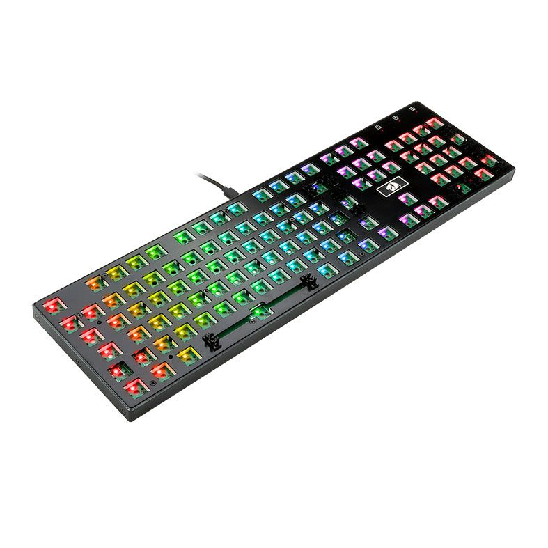 Teclado Redragon Devarajas Barebone Edition, RGB, Preto, RD-BBK556