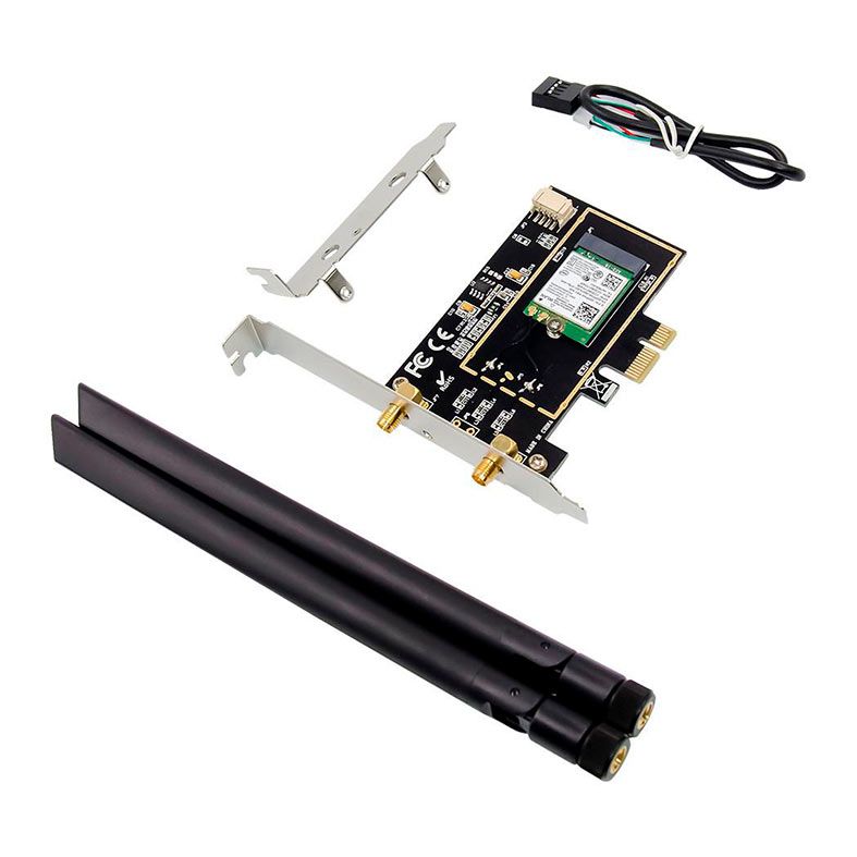 Adaptador Wifi Multi PCIe AX3000, RE067