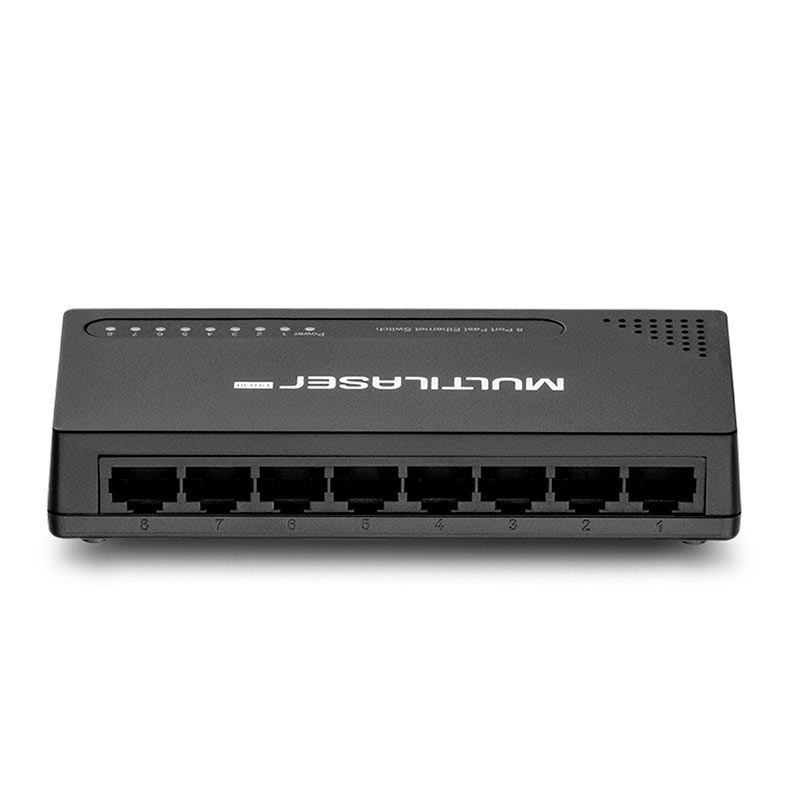 Switch Multi Pro, 8 Portas, 10/100 Mbps, Preto, RE115